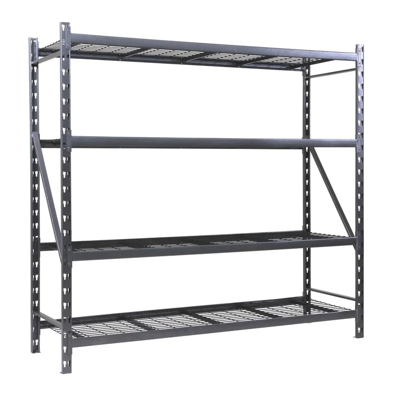 

Heavy Duty 4-Tier Steel Storage Rack Boltless Adjustable Shelving Unit 1000lb Capacity Garage Basement Pantry Organization