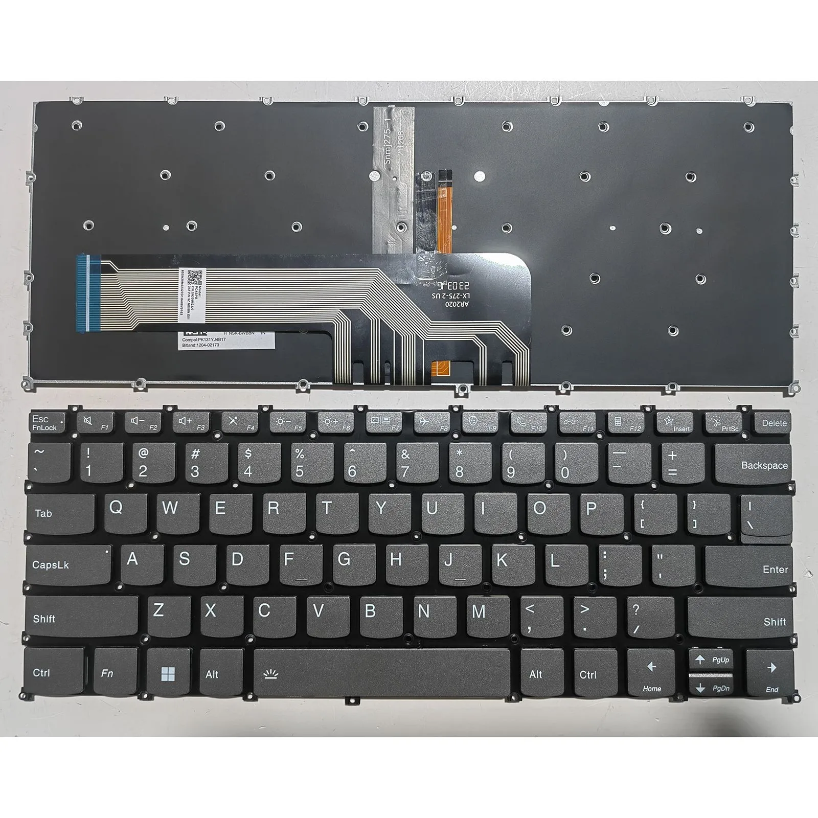 US for Lenovo Yoga Slim 7 14IIL05 Yoga Slim 7 14ARE05 7 Pro-14ARH5 7 Pro-14IHU5 Laptop Keyboard