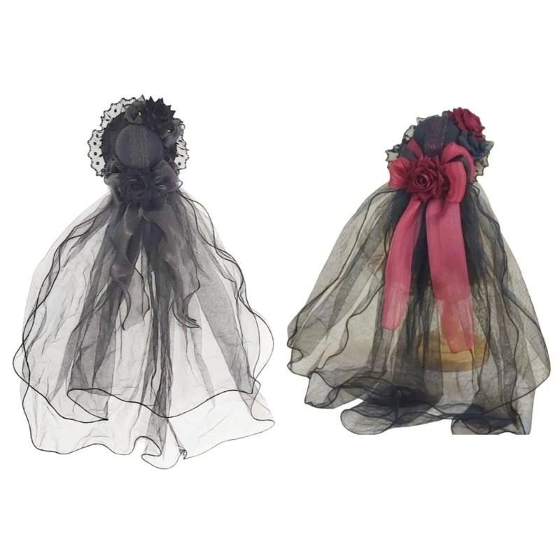400A Novelty Princesses Headwear Carnivals Witch Headpiece Role Playing Headdress for Parties and Stage Performances