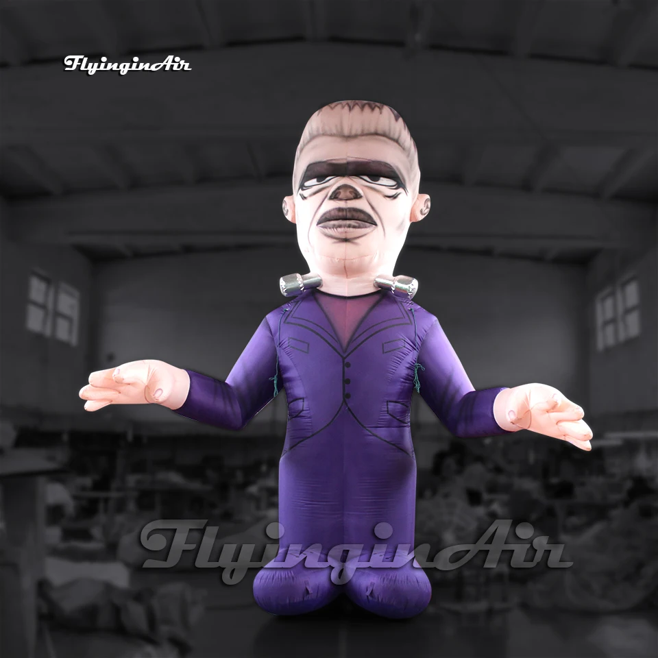 

3m/6m Outdoor Evil Purple Giant Inflatable Frankenstein Air Blow Up Halloween Monster For Yard Decoration