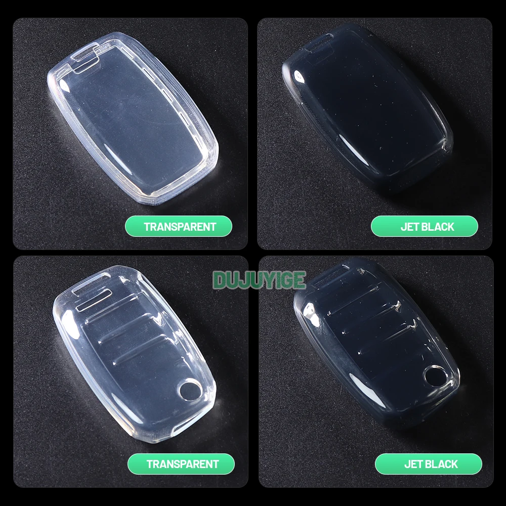 Clear TPU Car Key Case For Kia K5 JF 2015-2019 Key Fob Cover Protector Shell Auto Accessories 2016 2017 2018
