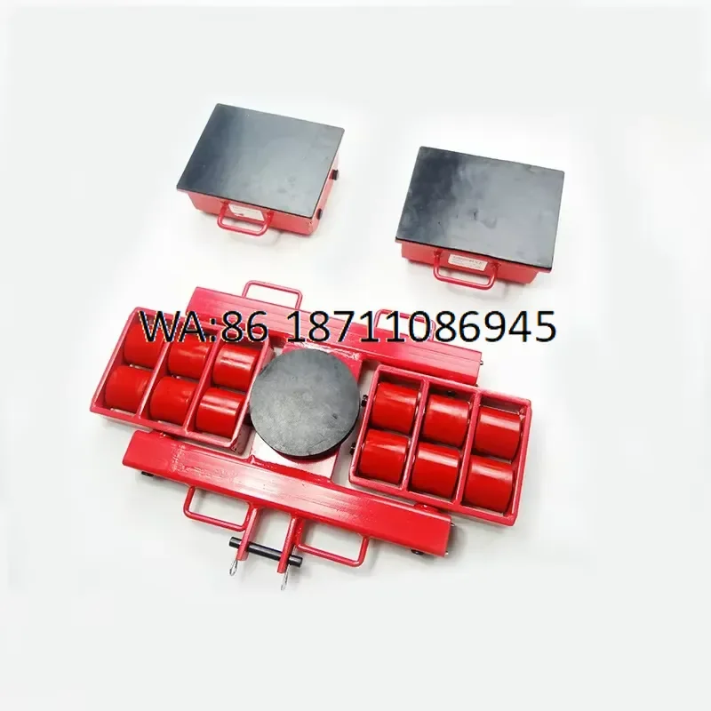 New Design Assemble Large Cargo Pallet Moving Skate Transport Roller Trolley Skid for Sale