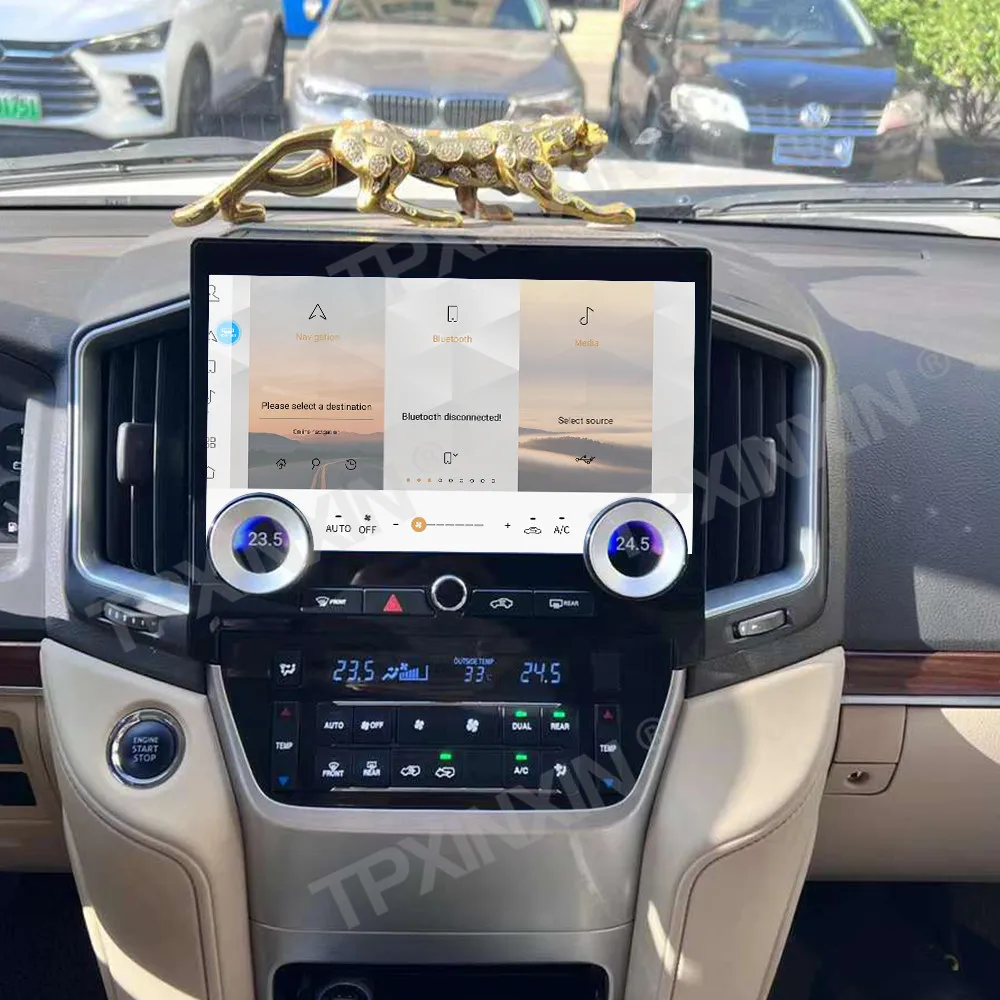 

Для Toyota Land Cruiser 2016-2021: Android автомагнитола, мультимедийная система, беспроводной Carplay, стерео, GPS-навигация, головное устройство