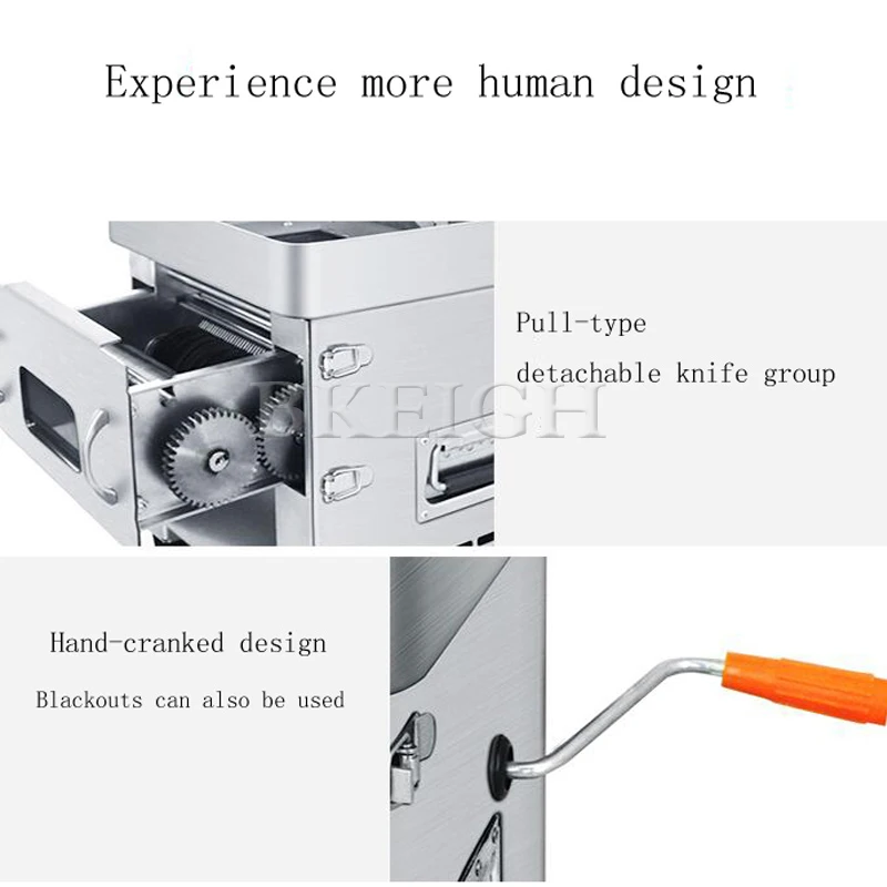 Commercial Electric Fresh Beef Slicer Hand Operated Pull-Out Vegetable Shredder Kitchen Appliance for Restaurant Use view 5