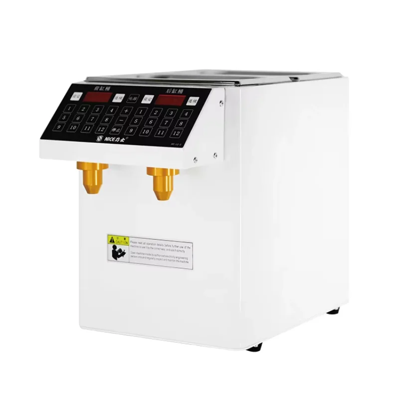 

Double Tanks Fructose Machine 5L+5L Fructose Dispenser Milk Tea Shop Precision Fructose Machine