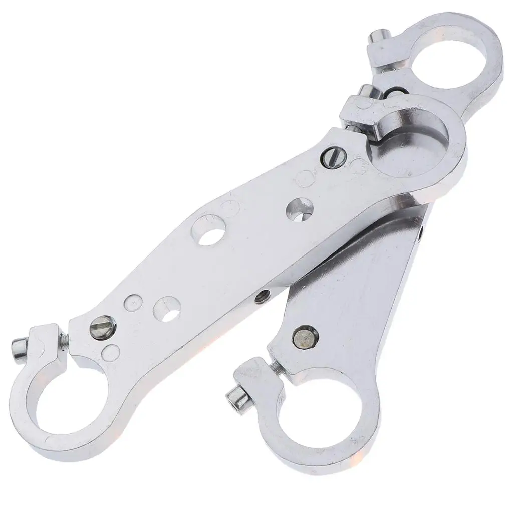 Alloy Front Fork Triple Tree Clamp Upper Lowering Parts for 49cc Mini Pocket Dirt Quad Bike ATV