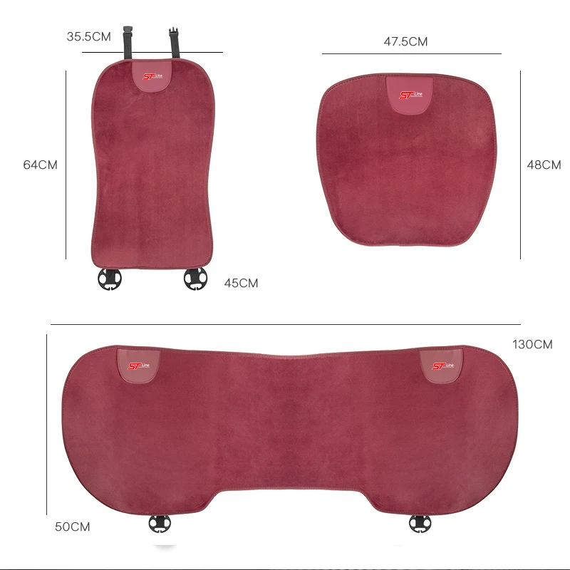 Car Seat Cover Front Rear Cushion Protector Mat Pad For Ford Focus mk2 mk3 Fiesta mk7 Ranger Mondeo mk4 S-MAX Kuga