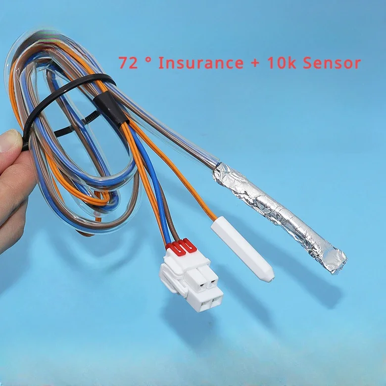 For LG refrigerator temperature sensor defrost thermostat temperature sensor probe double door to door fuse tube 10K