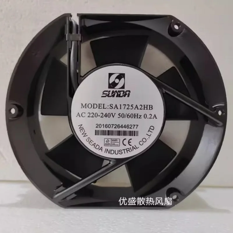 C     1PCS SA1725A2HB AC220V-240V 50/60Hz 0.2A 17CM Axial Inverter Cooling Fan