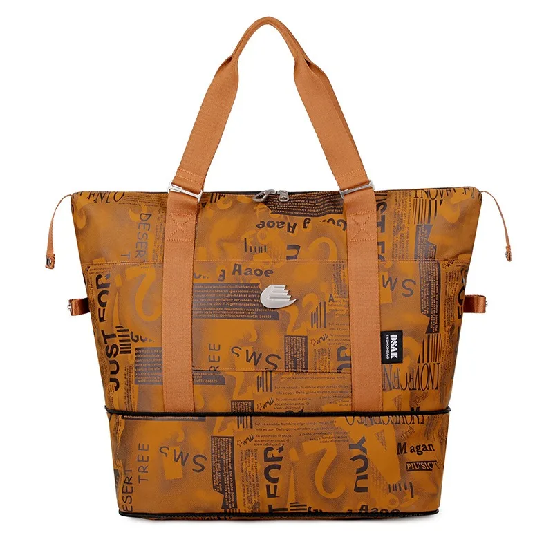 Travel Outdoor Sports Dry and Wet Separation Tie Rod Fitness Bag Luggage Large Capacity Storage Portable Business Travel Bag