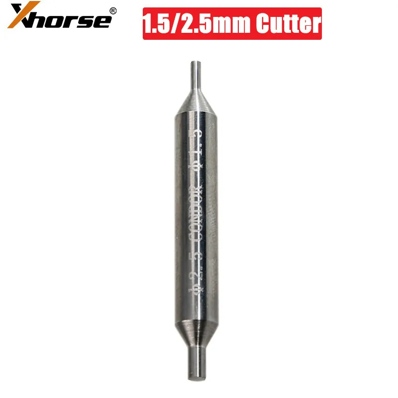 1.0mm 1.5mm 2.0mm 2.5mm1.5/2.5mm Milling Cutter for Xhorse CONDOR XC-MINI,Dolphin XP005 XP007 Key Cutting Machine