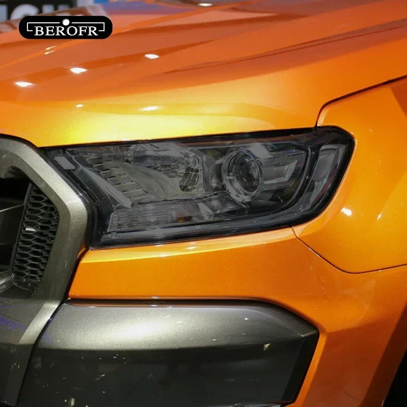 لفورد رينجر Wildtrak رابتور 2015-الحاضر سيارة العلوي تينت الأسود طبقة رقيقة واقية شفافة ملصق من البولي يوريثان الملحقات