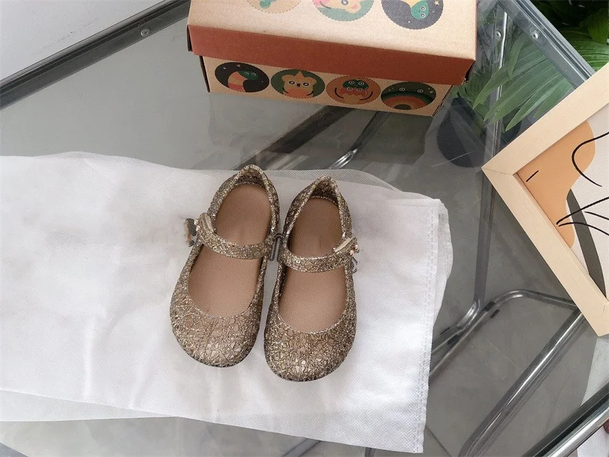 Summer children fashion sandals flat jelly shoes