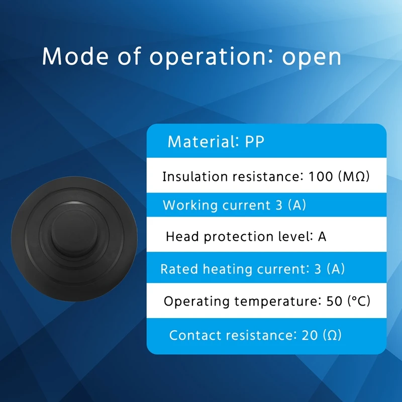 1Pcs Black In-Line Lamp Foot Switch Push Power Pedal Light Footswitch