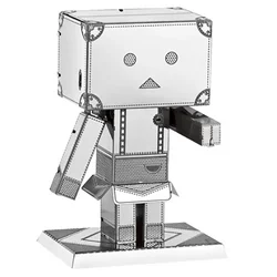 Box man 3D Puzzle metalowe zestawy modeli DIY wycinane laserowo Puzzle wyrzynarka zabawkowa dla dzieci