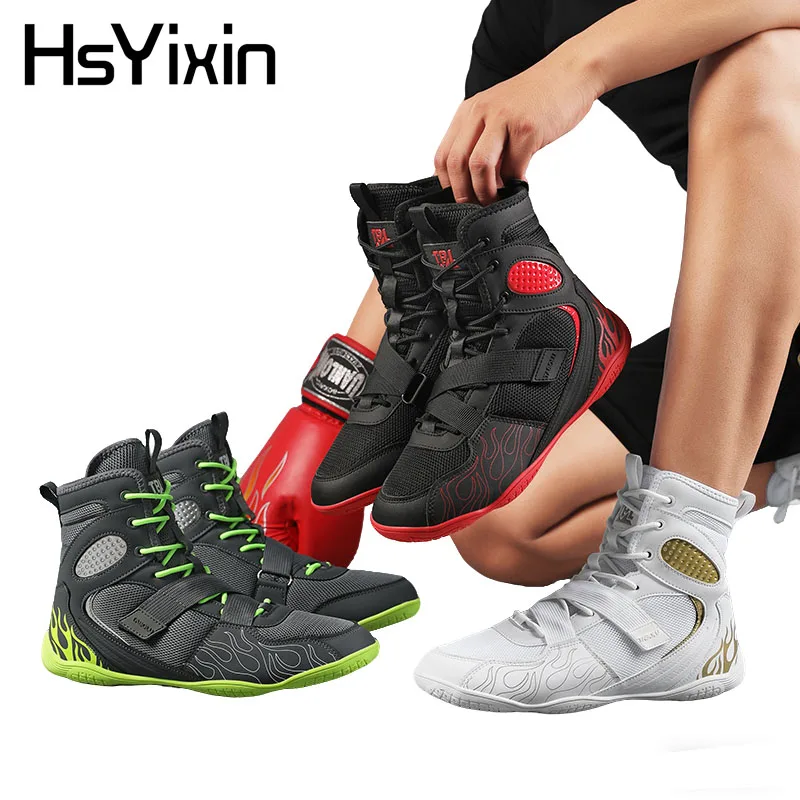 

Lightweight Professional Boxing Wrestling Shoes Men Women Breathable Training Sneakers for Fighting And Fitness Non-slip