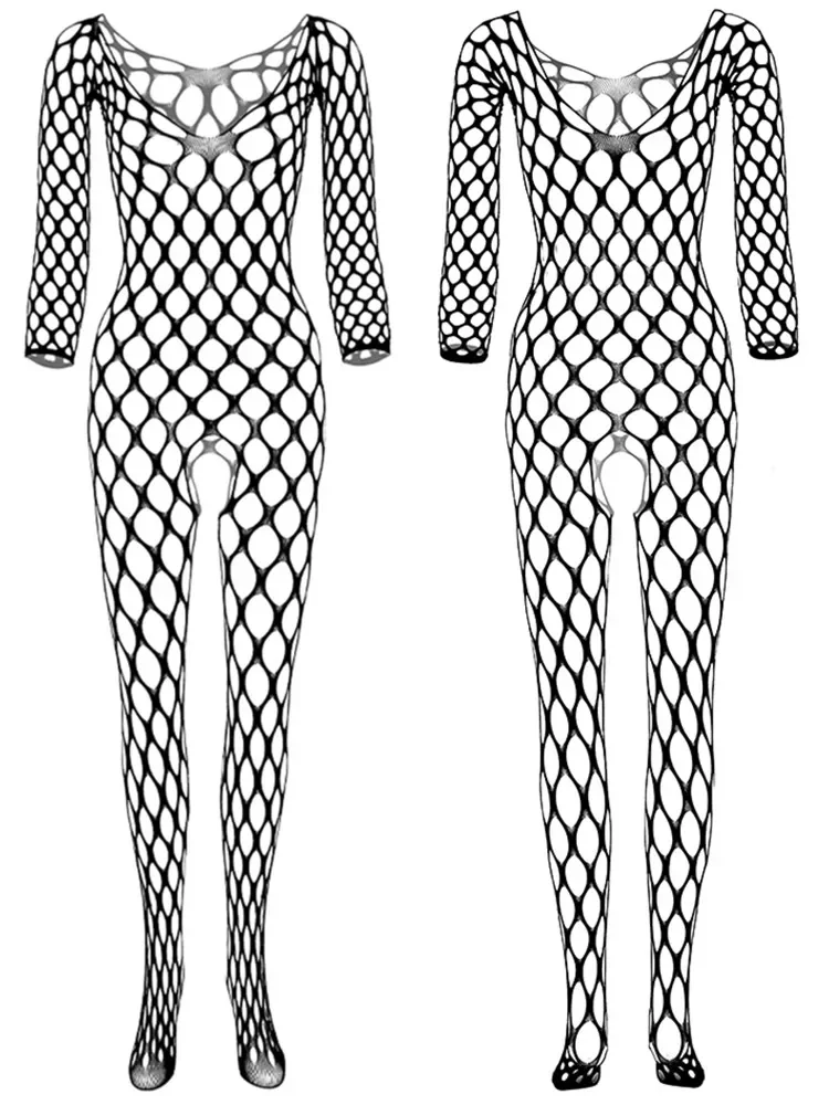 Cavalheiros eróticos sleepwear alta elástica adulto masculino meia de corpo inteiro traje perspectiva tentação masculino sexy malha macacão