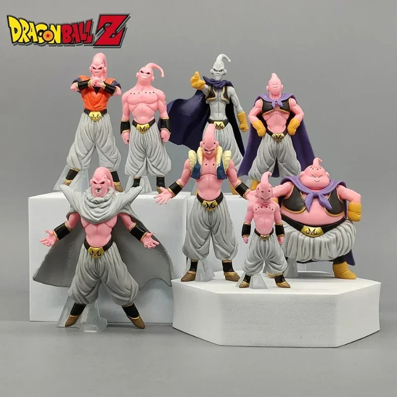 8 قطعة/المجموعة لعبة دراغون بول Z أنيمي الشكل ماجين بو عمل أرقام جمع البلاستيكية نموذج لعب للأطفال هدايا عيد الميلاد عيد الميلاد