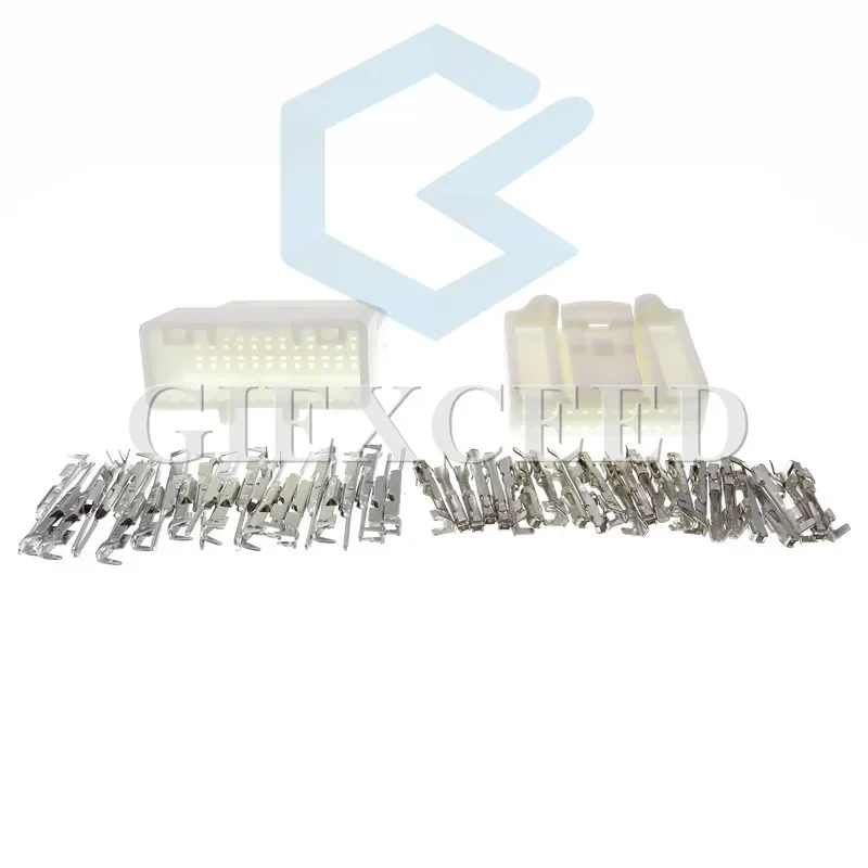 

24 Pin 1473413-1 1318917-1 Automotive Audio Navigation Rearview Socket AC Assembly Auto Plug Female Male Connector