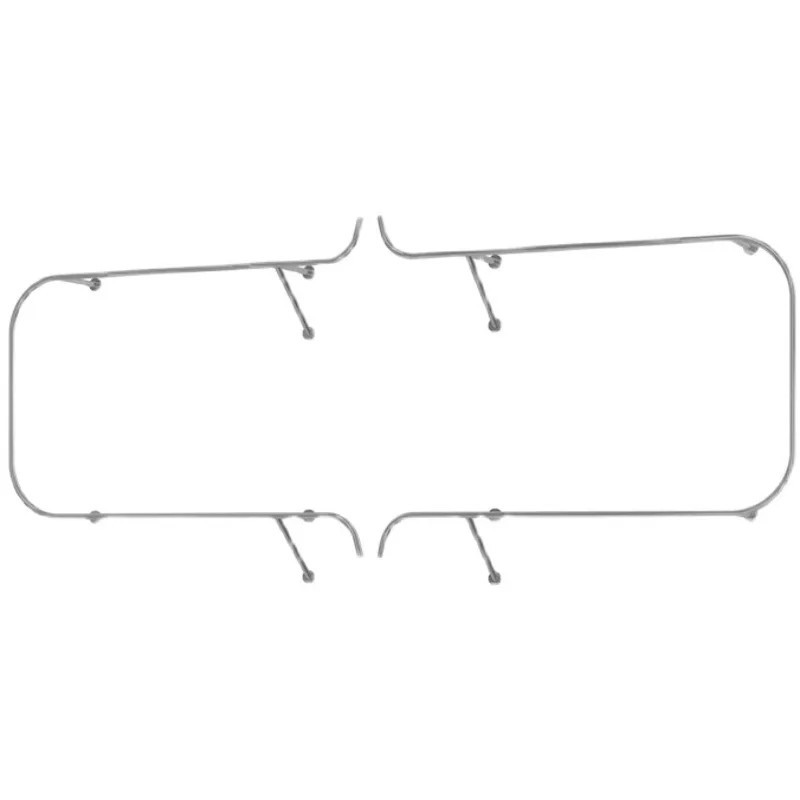 

Настенная витрина для женской одежды из двухслойной нержавеющей стали для магазина одежды