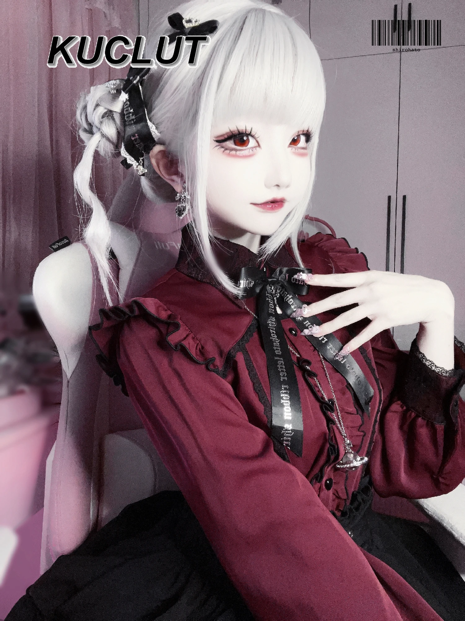 

Lace Collar Casual Shirt Long Sleeve Top Fashion Solid Color Bouses Lolita Style Japanese Spring and Autumn Womens Tops