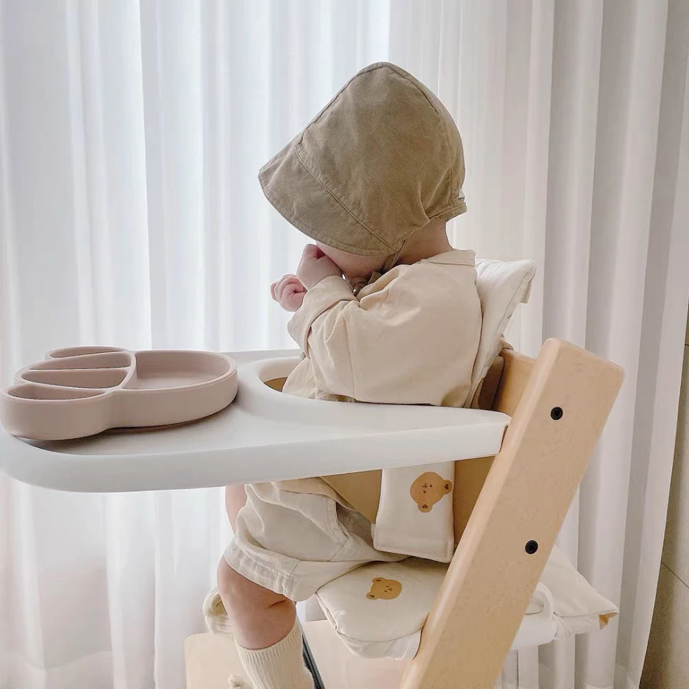 Baby Dining Chair Cushion Autumn And Winter Going Out Portable Non-Slip Integrated Cushion Baby Eating Growth Chair Accessories