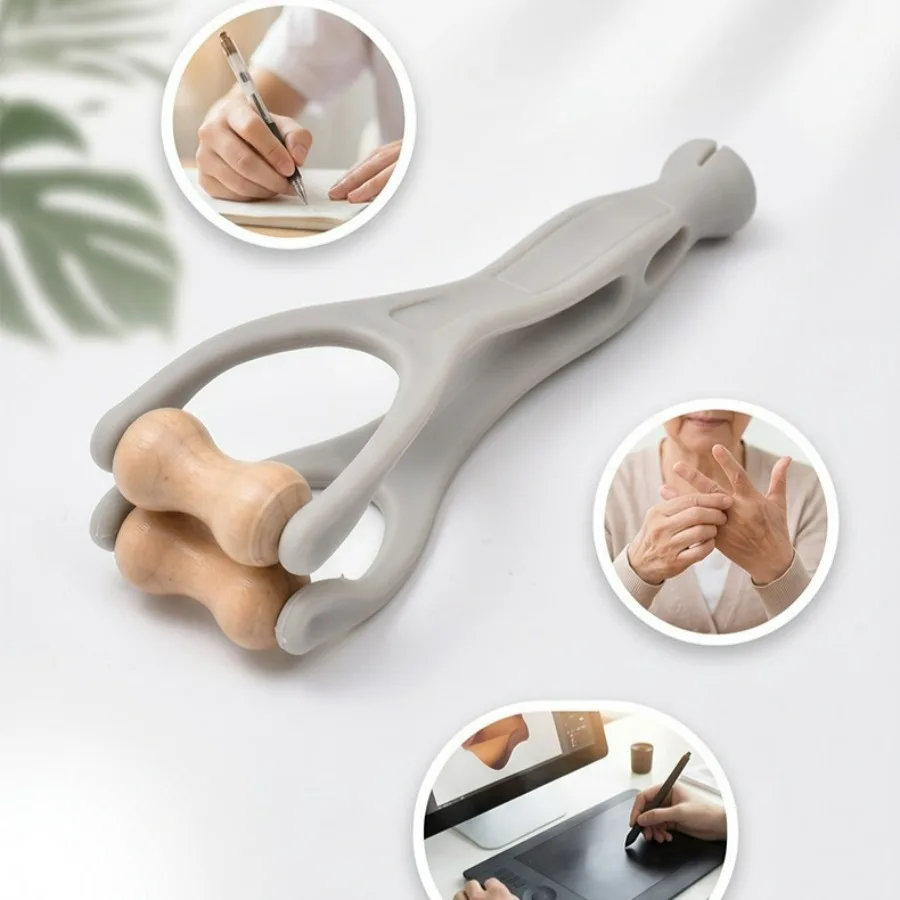1Pc Hand Massage Roller, Manual Finger Massager with Rolling Beads,Dual-Purpose for Hands & Joints, Home Office Travel Essential view 3