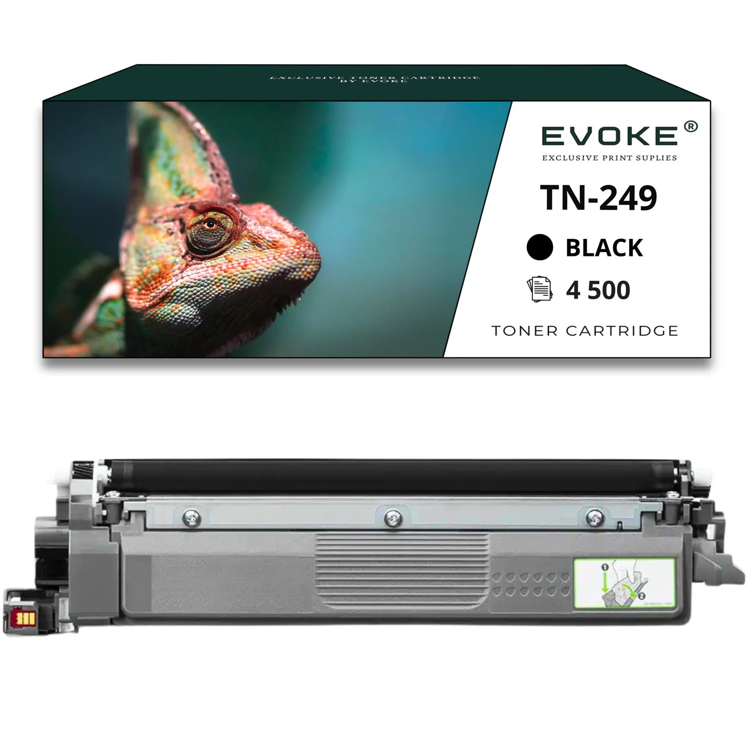 Evoke Compatibele Toner voor Brother Tn-249Bk Tn249Bk Tn-249 Tn249 Zwart 4500 Pagina's Hl-L8230Cdw L8240Cdw Mfc-L8340Cdw L8390Cdw