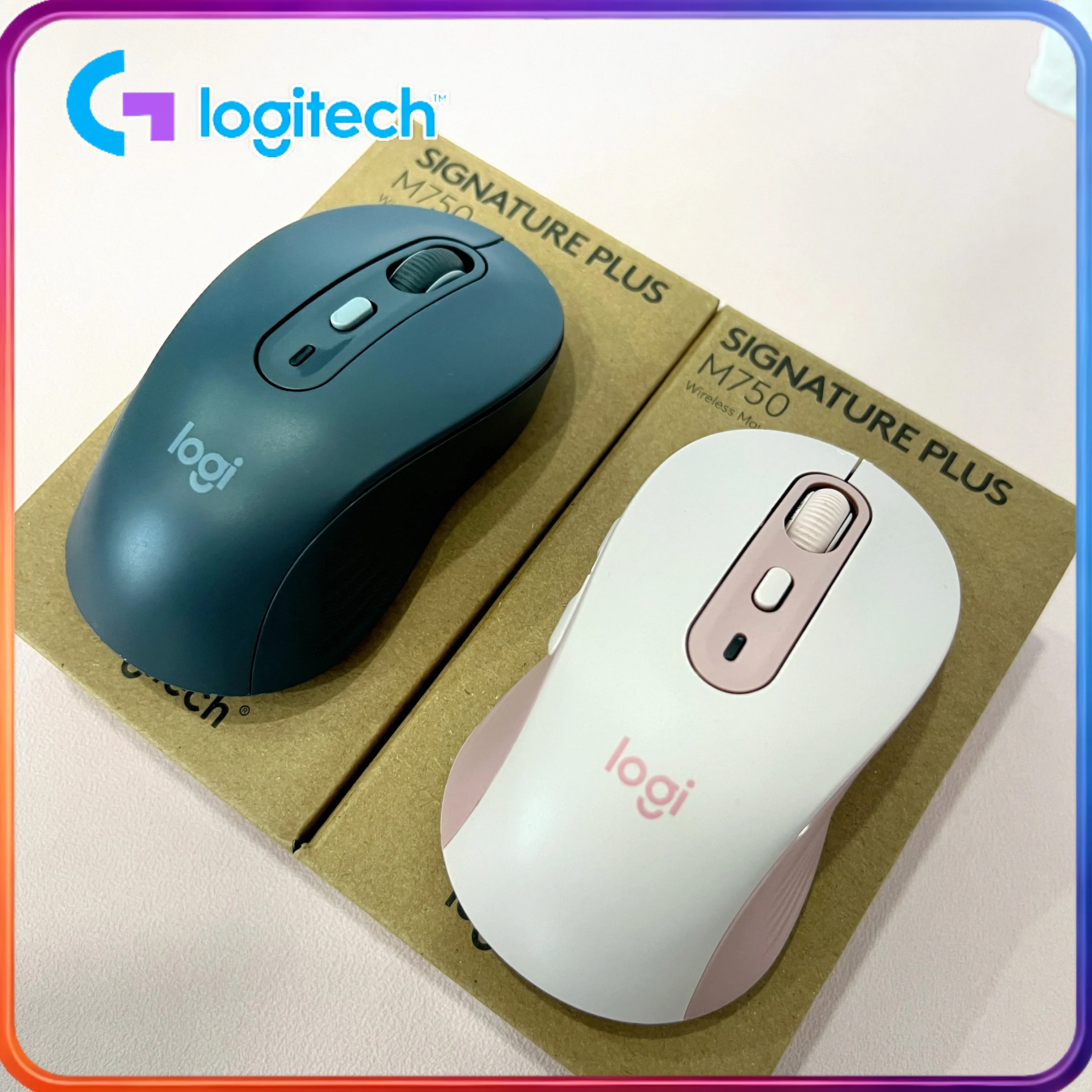 

[Выгодное предложение] Эргономичная мышь Logitech M750 с регулируемым DPI и функцией переключения между несколькими устройствами для офисного использования