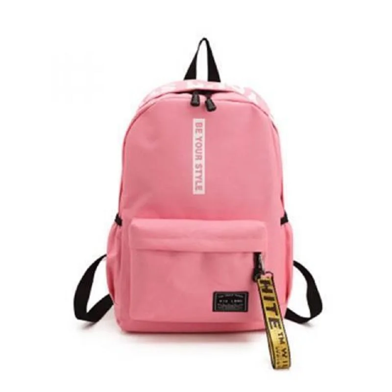 Fashion Large Capacity Backpack Campus Canvas Schoolbag