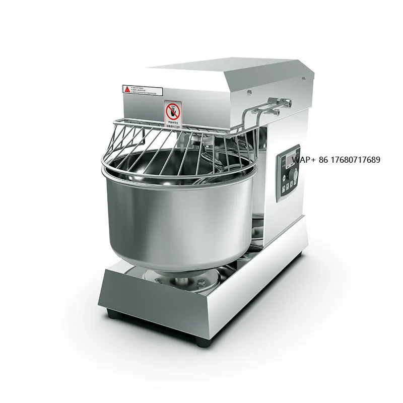Best Price Electric Commercial 16kg 40L Flour Mixer Stainless Steel Bowl Auto Shut-off Adjustable Speed Control for Hotel