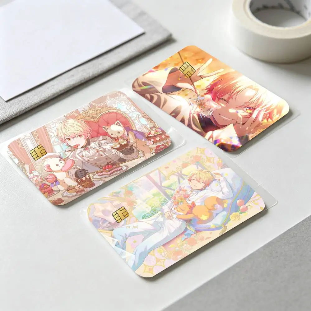 Tenma Tsukasa Game Project SEKAI Card Stickers for Bank Access Protective Waterproof Film Cover Sticker Surprise Gift