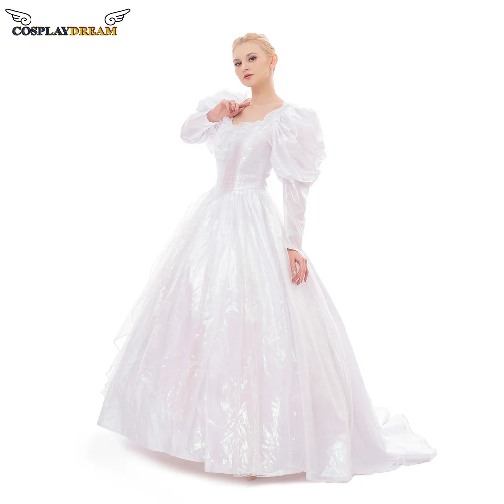 (En stock) laberinto, disfraz de Sara, vestido de baile, vestido de princesa blanca, vestido de novia, vestido medieval rococó, disfraz de Sara