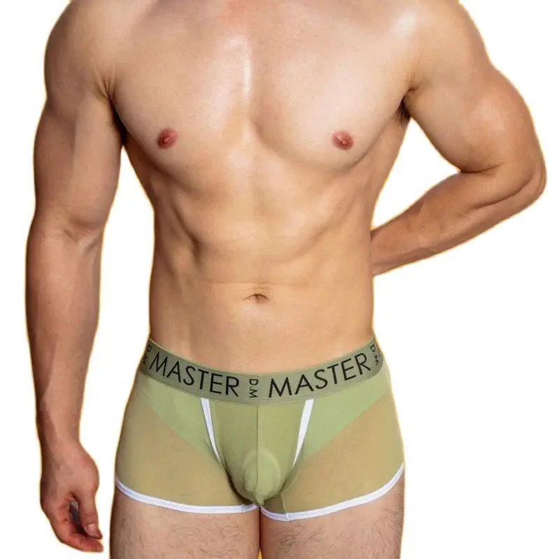 Underwear Sexy Man Panties Boxers Man Silk Comfortable Men Underpants Solid Quick Dry Briefs Hot Underwear Men Cueca