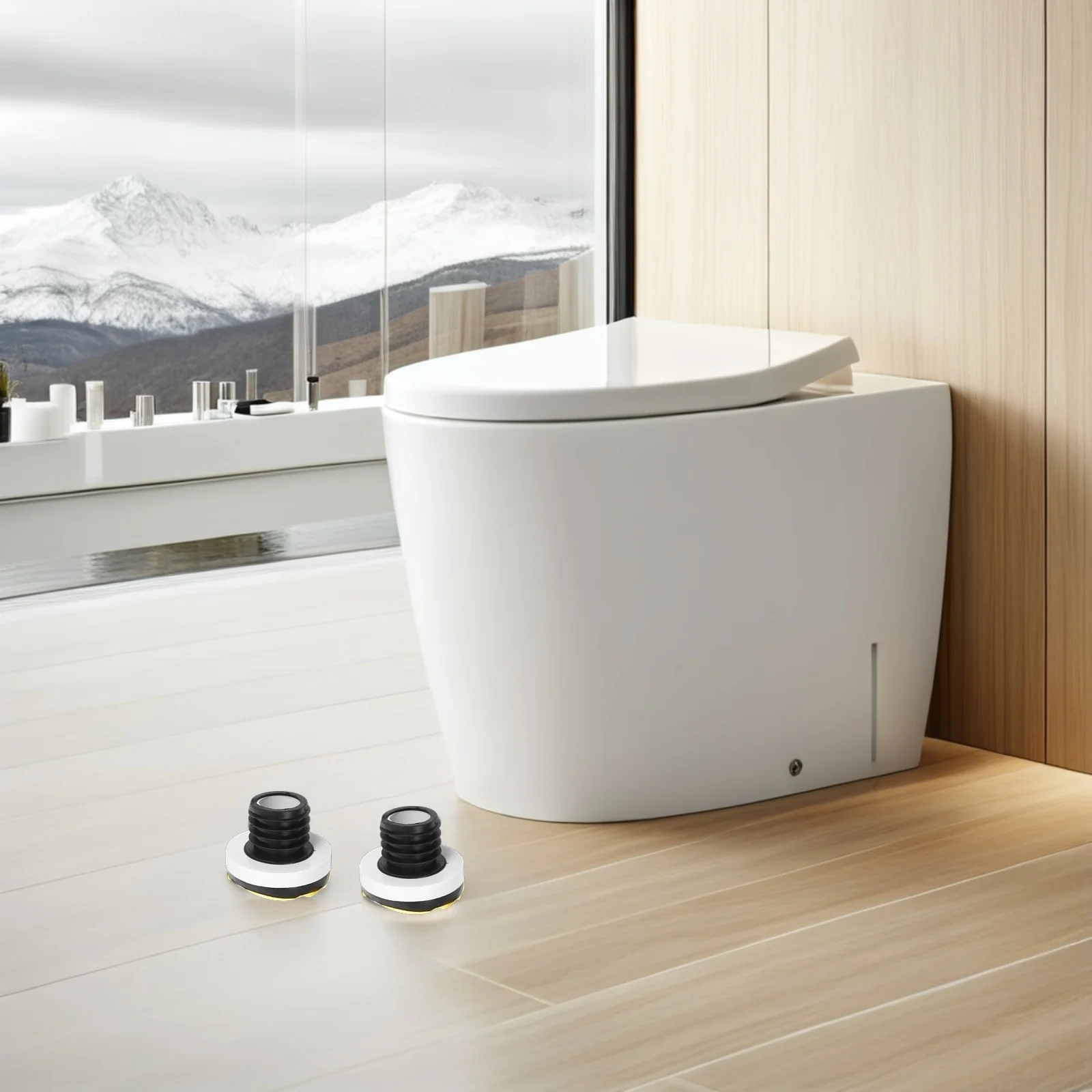 

4 шт. настенная прокладка для писсуара, герметичные уплотнительные аксессуары, предотвращение запаха, сменный фланцевый разъем для установки в ванной комнате