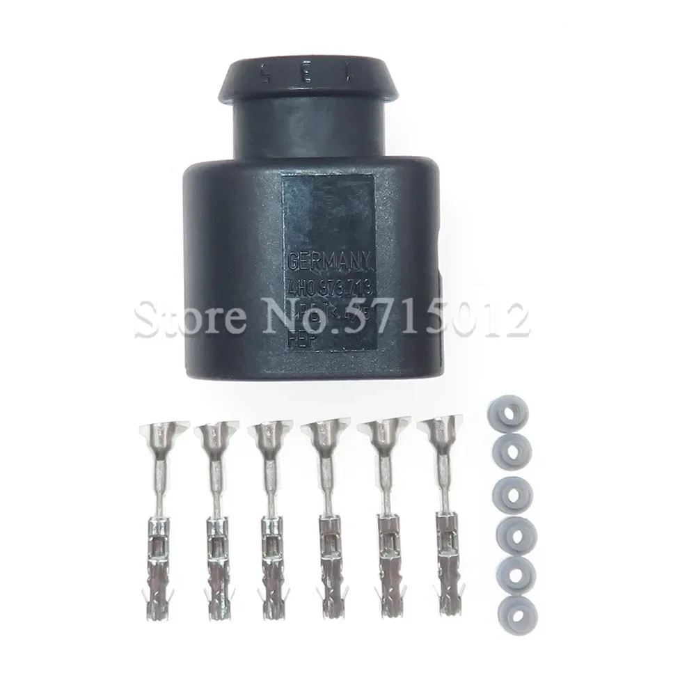 6 Hole 4H0973713 4H0 973 713 LSU 4.9 Auto Temp Sensor Plug Deflation Connector Car Throttle Valve Control Element