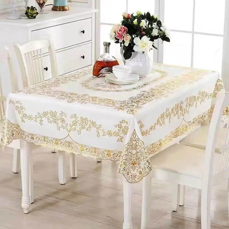 Square tablecloth for coffee table, waterproof, oil-proof, anti-scald, wash-free