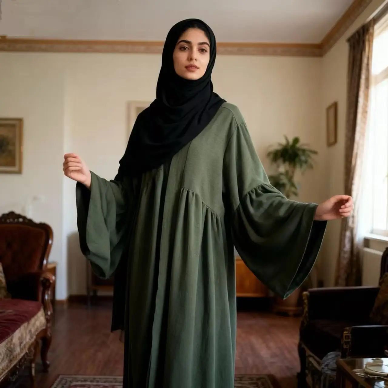 2026 femmes musulmanes Kimono Cardigan Robe Maxi dubaï ouvert Abaya turquie caftan Eid Islam vêtements Kebaya Caftan Femme Robe Ramadan