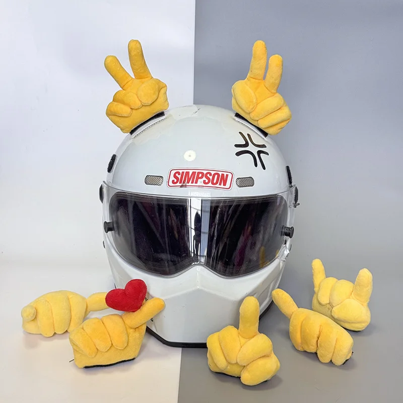 

Прикольный плюшевый декор для шлема в виде пальца вверх (Thumbs Up) Biye, аксессуар для лыжного шлема