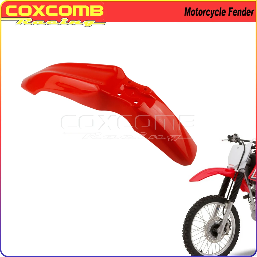 Motorcycle Front Fender & Rear Fender Red/White Mudguard protection For Honda CRF230F CRF150F CRF 230F 150F 2015 2016 2017-2019