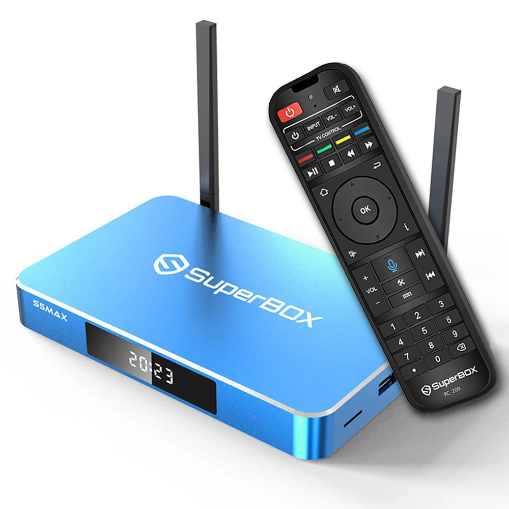 Latest  S5 Max Fully Loade 2025 4G+64G Powerful Streaming Box Time Shift with Voice Remote Control Ideal for Home