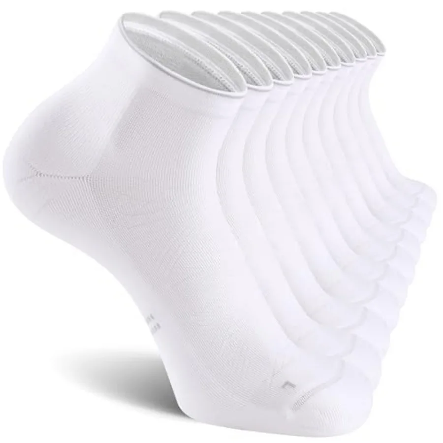 

CS CELERSPORT 2/5 Pairs Ankle Compression Socks for Men and Women Running Athletic Socks