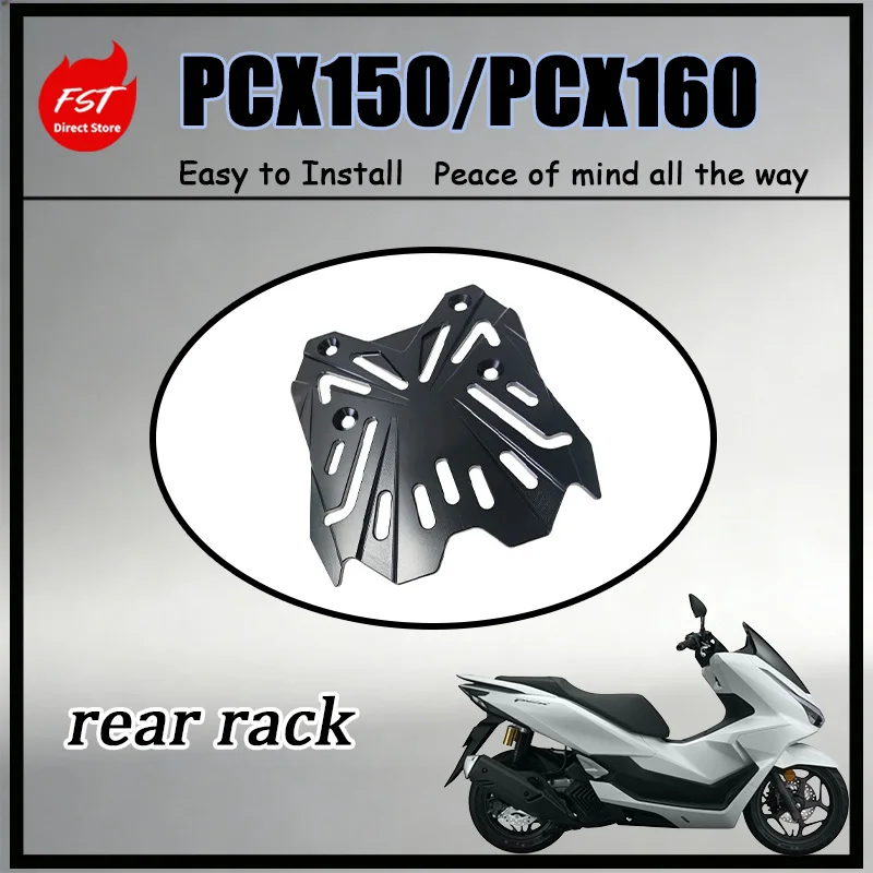 FOR Thickened Load-Bearing Rear Rack PCX150 PCX160 with Aluminum Alloy Top Case Bracket Weight Distribution Rear Top Accessory