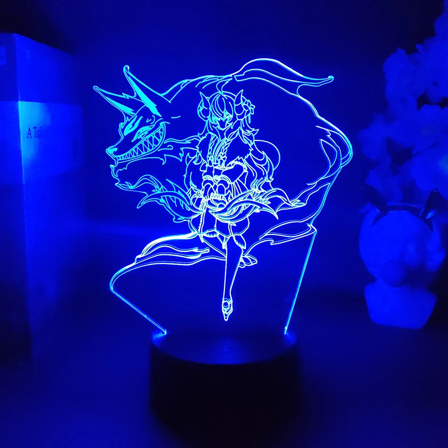 Kindred 3D Night Light for Gaming Room Decoration Cute Birthday Colorful Gift LED Lamp Neon Light Ambient Light Game Light