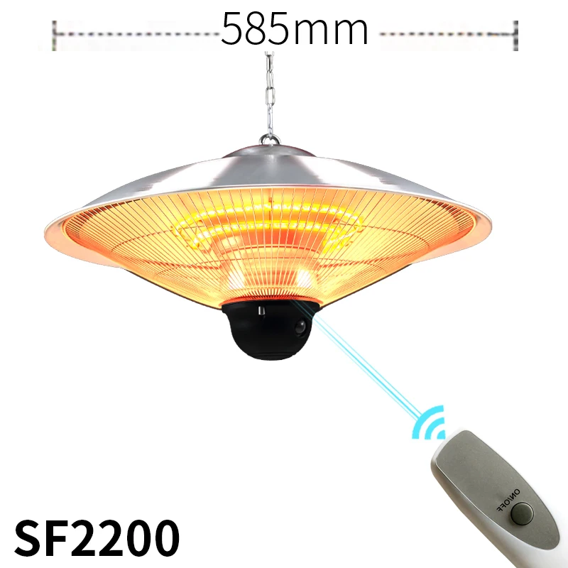 2500 واط الكهربائية تعقيم سخان مقاوم للماء الكهربائية في الهواء الطلق الغاز فناء سخان دفئا معدات التدفئة جهاز التدفئة