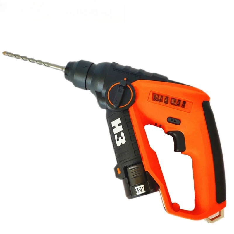 Multi-function Electric Hammer 12V Charging Hammer Impact Drill Tools with Forward and Reverse Button WX382