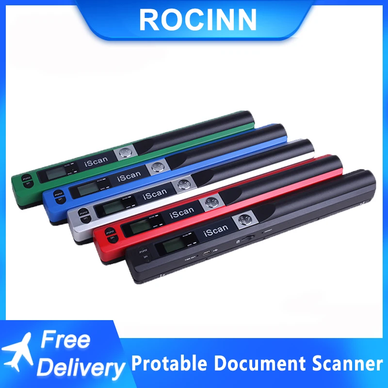 iScan offline scanning Portable Document mobile phones Scanner 900DPI USB2.0 LCD Display Support JPG/PDF Format Selection