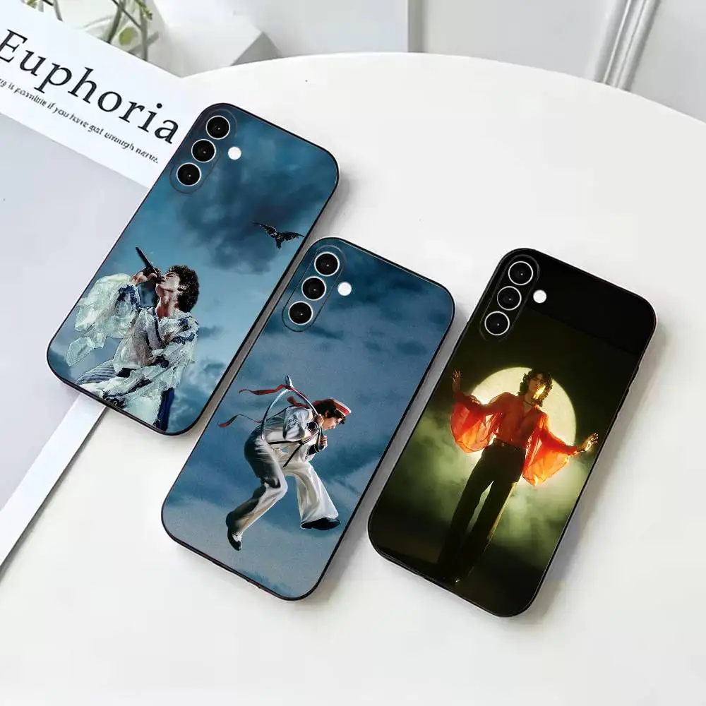 singer C-Conan Gray Wishbone For  Black Soft Case for Samsung Galaxy A73 72 71 70 53 52 A1 Others Cover