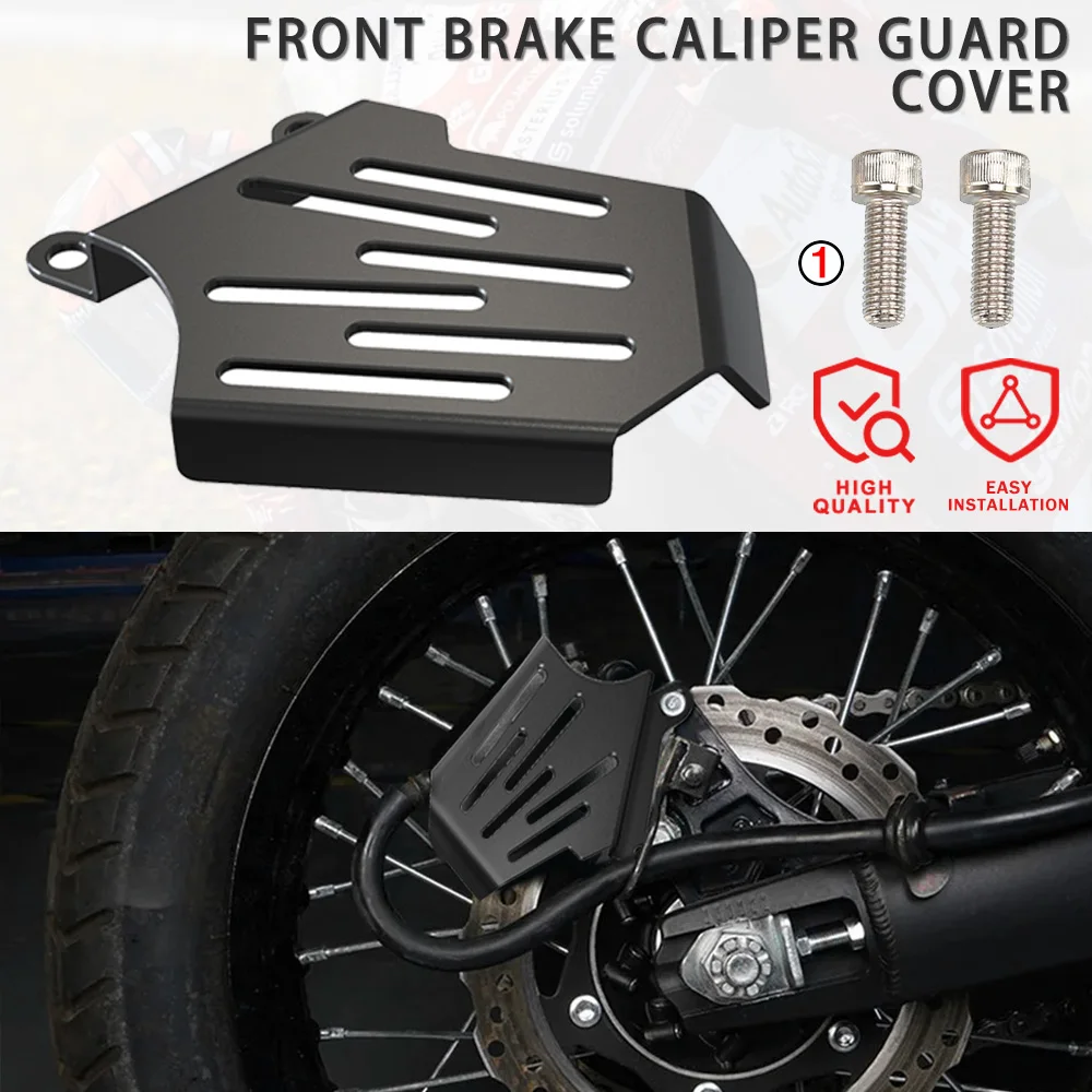 For Kawasaki KLR650 KLR 650 E klr 650 2008- 2018 2009 2010 2011 2012 2013 Motorcycle Front Rear Brake Caliper Guard Protector