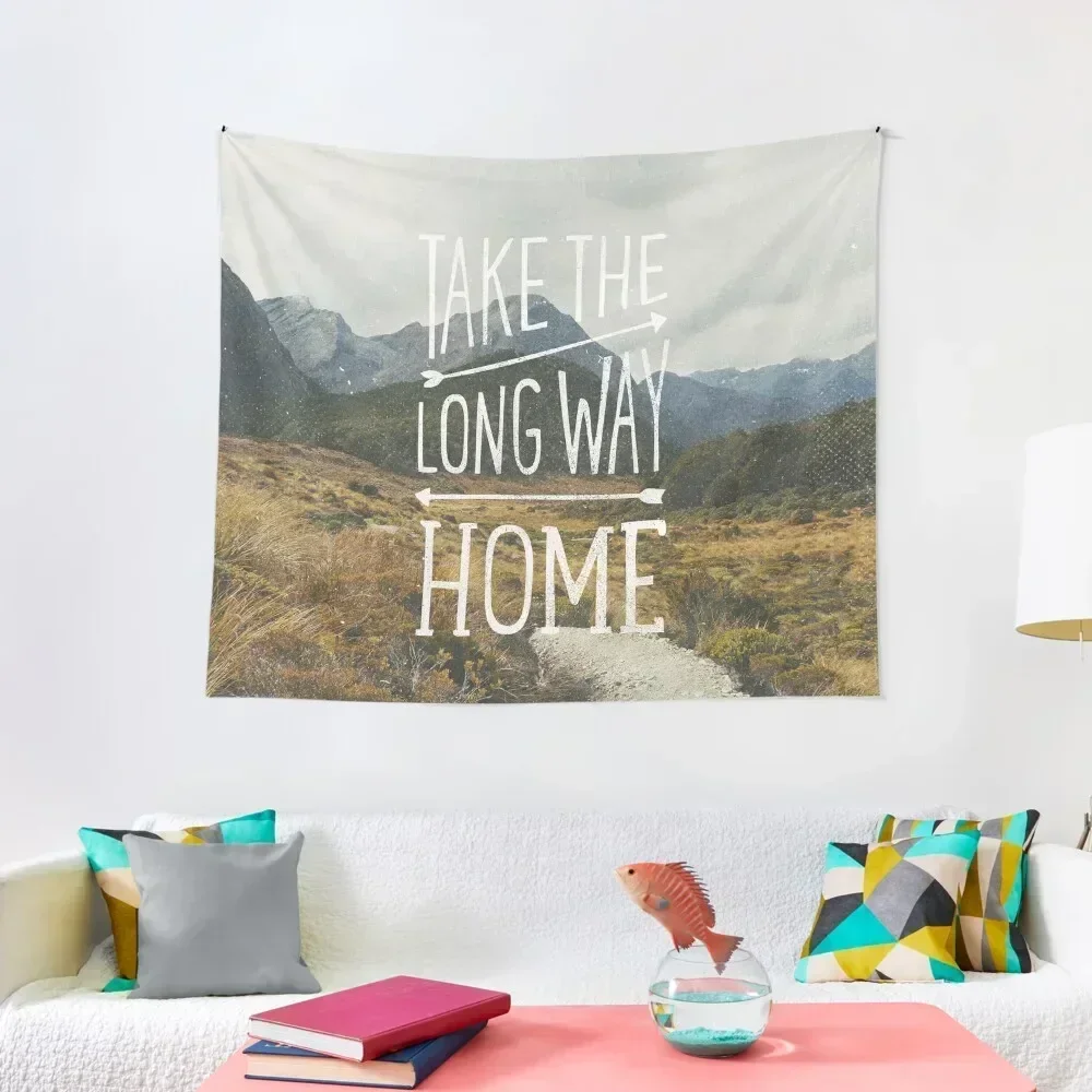 

TAKE THE LONG WAY Tapestry Room Decor Wall Decor Hanging Tapestry